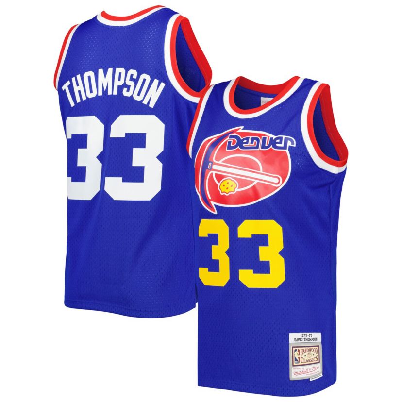 Denver Nuggets NBA David Thompson Hardwood Classics 1975/76 Swingman Jersey
