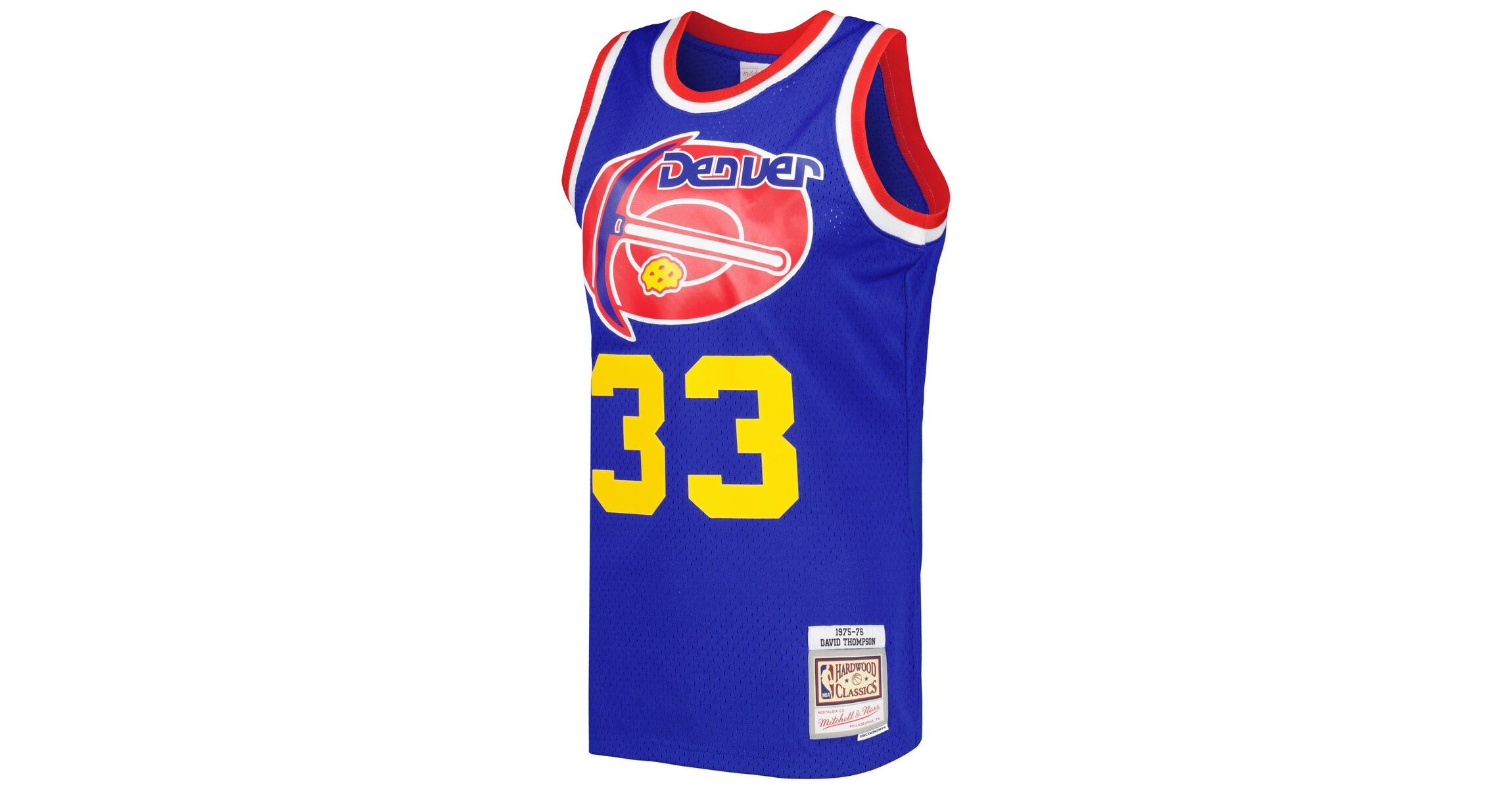 Denver Nuggets NBA David Thompson Hardwood Classics 1975/76 Swingman Jersey
