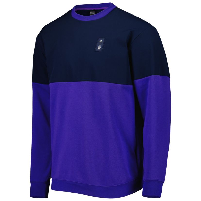 Soccer National Teams Navy/Purple Argentina National Team Graphic Pullover Sweatshirt