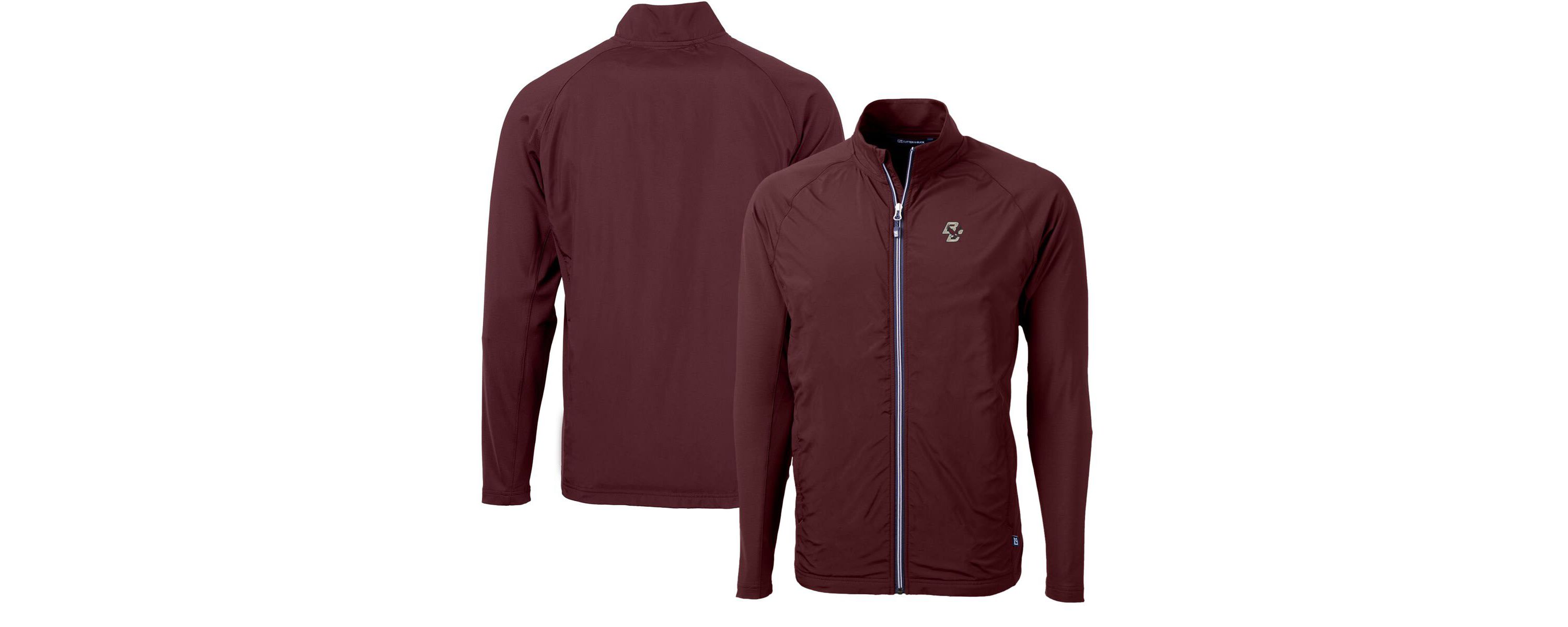 Boston College Eagles NCAA Boston NCAA Eagles Adapt Eco Knit Hybrid Recycled Full-Zip Jacket