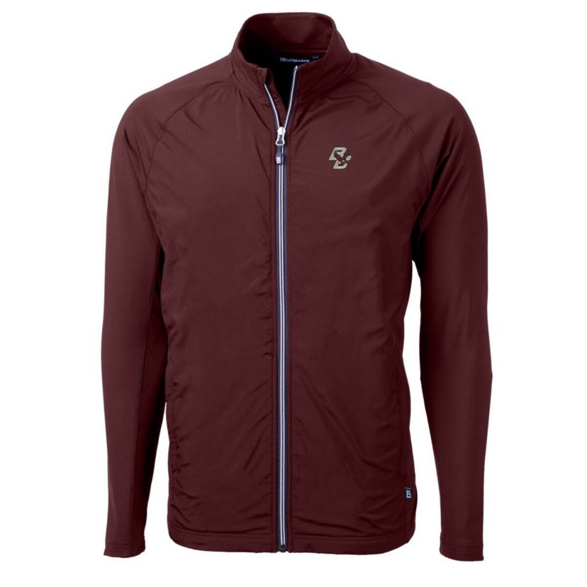 Boston College Eagles NCAA Boston NCAA Eagles Adapt Eco Knit Hybrid Recycled Full-Zip Jacket