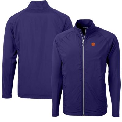 NCAA Clemson Tigers Adapt Eco Knit Hybrid Recycled Full-Zip Jacket