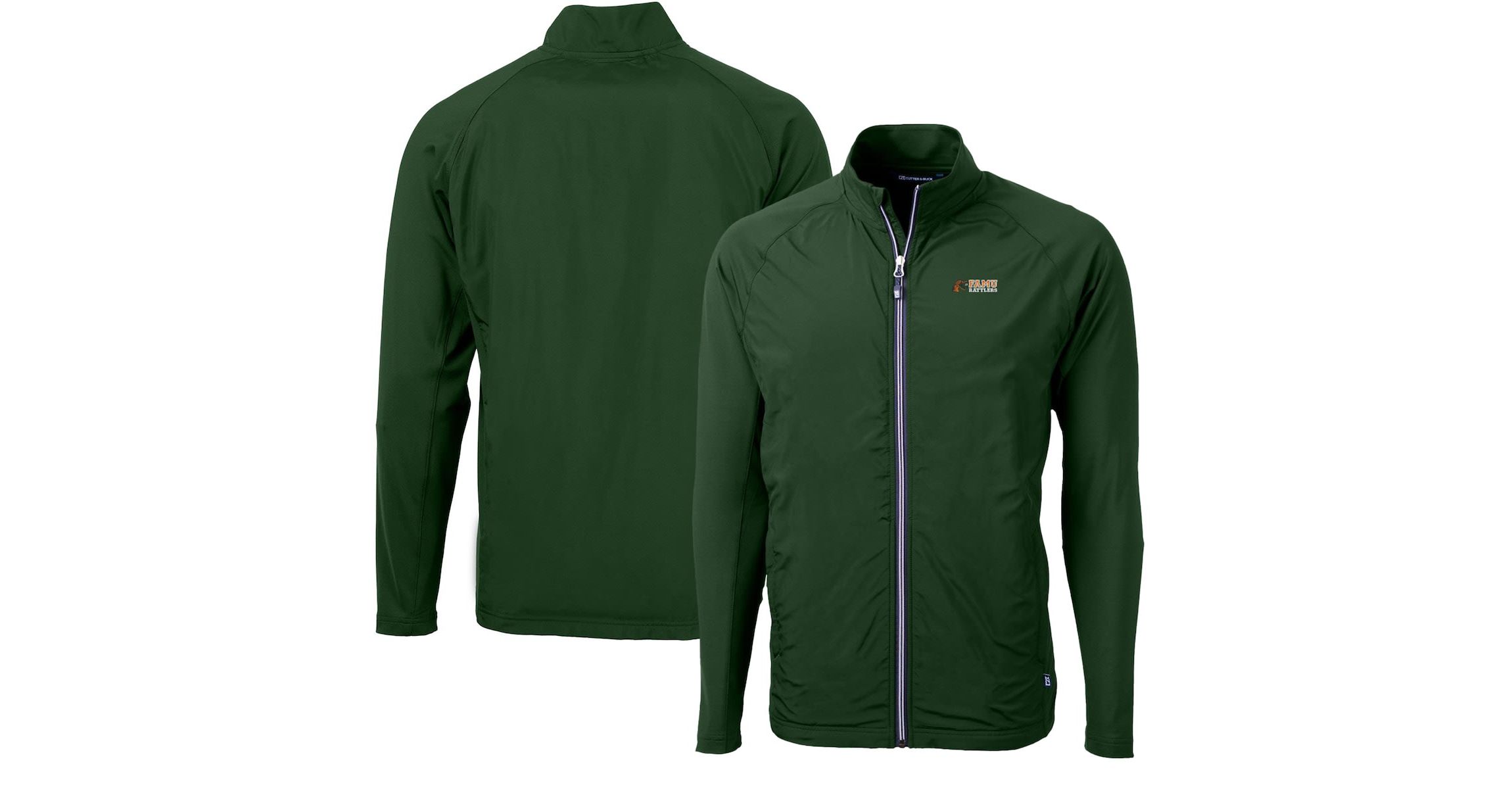 NCAA Florida A&M Rattlers Adapt Eco Knit Hybrid Recycled Full-Zip Jacket