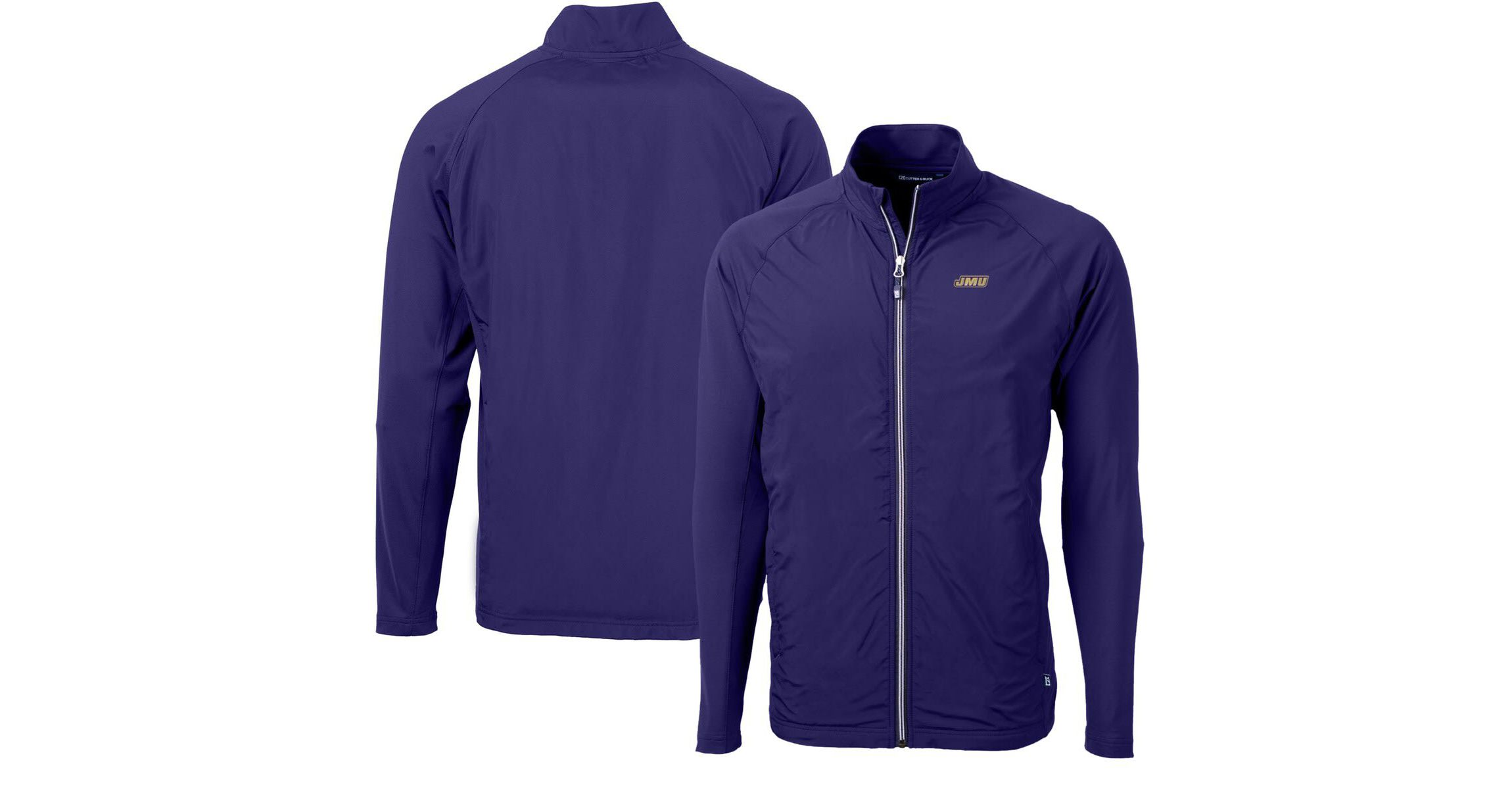 NCAA James Madison Dukes Adapt Eco Knit Hybrid Recycled Full-Zip Jacket