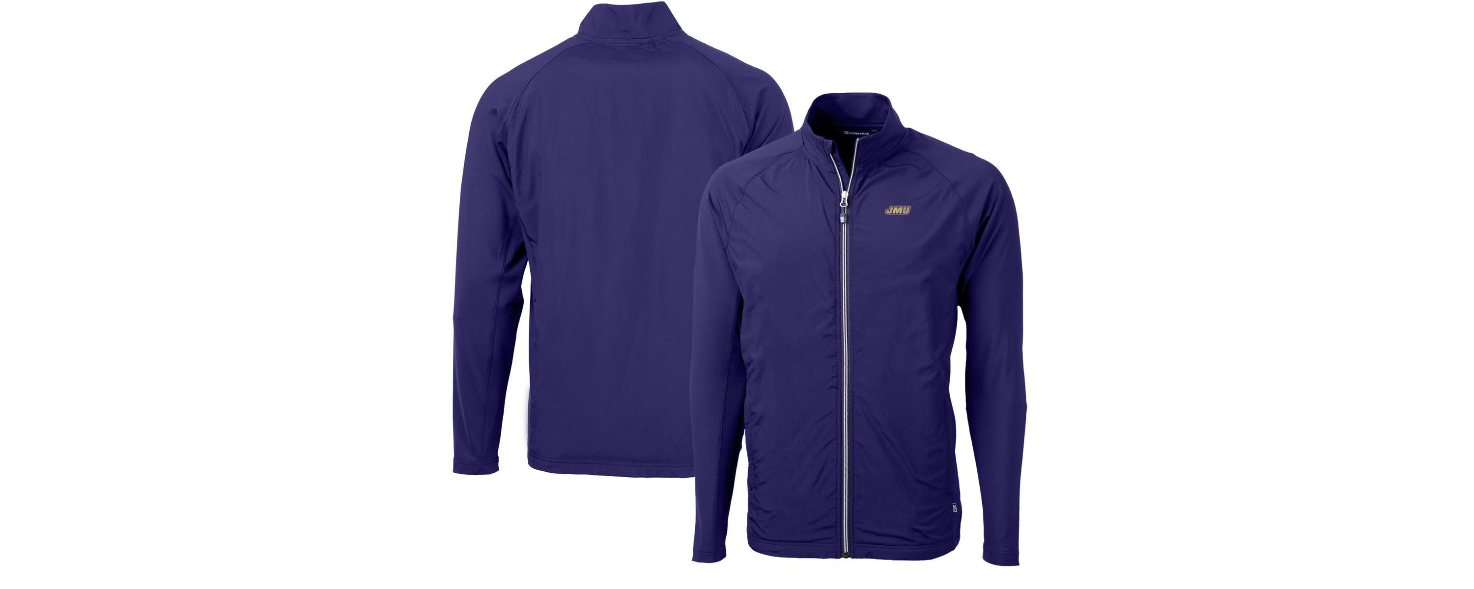 NCAA James Madison Dukes Adapt Eco Knit Hybrid Recycled Full-Zip Jacket