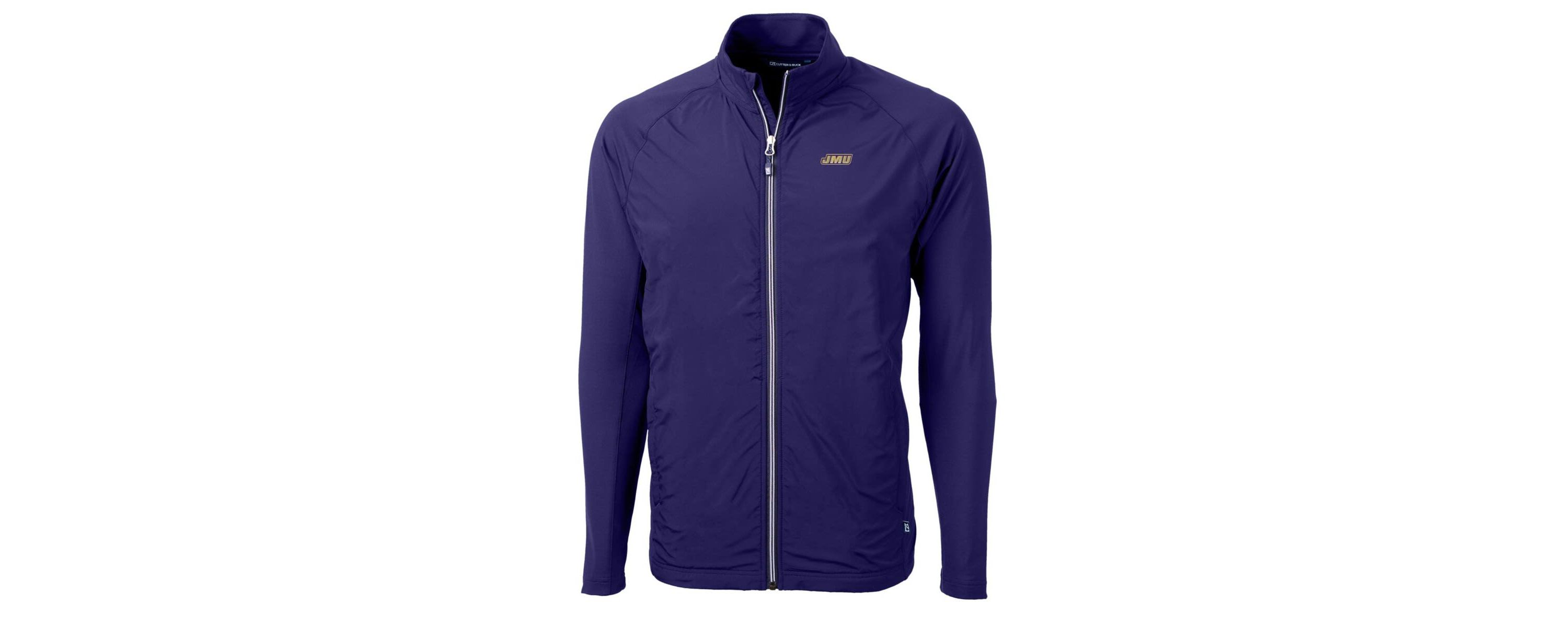 NCAA James Madison Dukes Adapt Eco Knit Hybrid Recycled Full-Zip Jacket