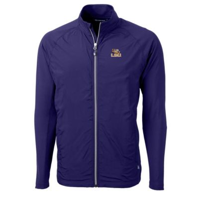 NCAA LSU Tigers Adapt Eco Knit Hybrid Recycled Full-Zip Jacket