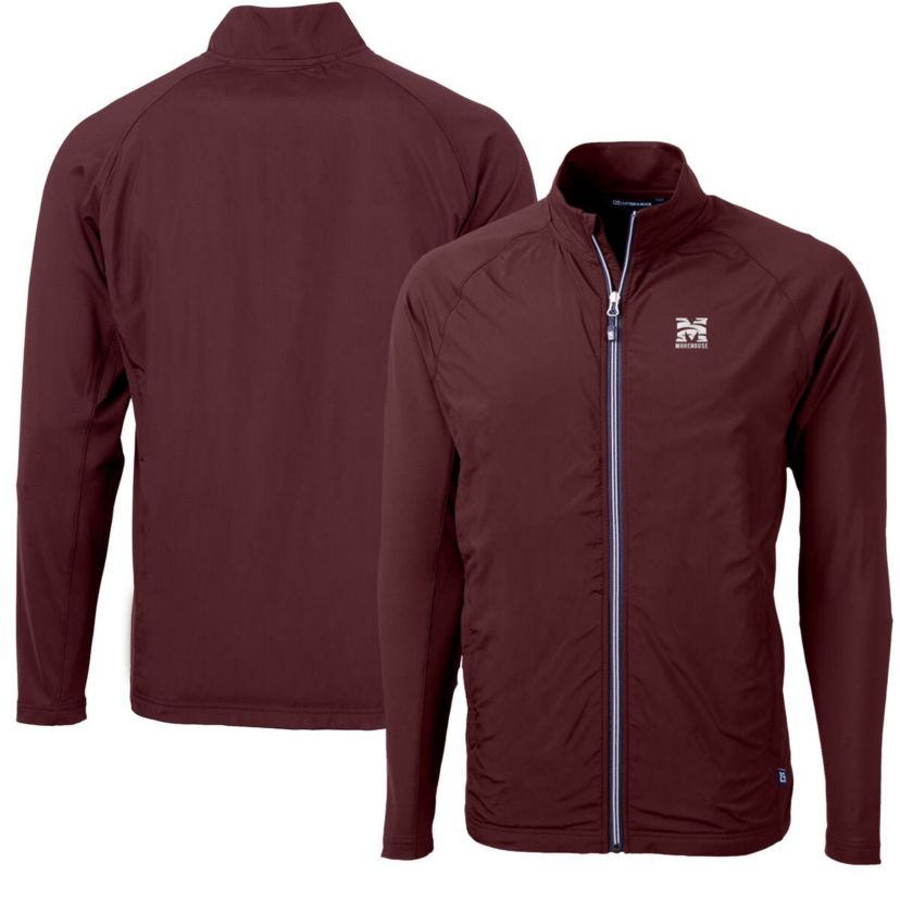 Morehouse Maroon Tigers NCAA Morehouse Tigers Adapt Eco Knit Hybrid Recycled Full-Zip Jacket