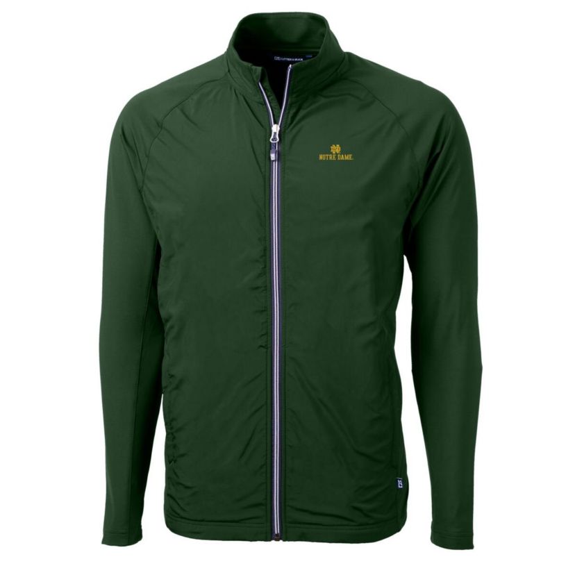 NCAA Notre Dame Fighting Irish Adapt Eco Knit Hybrid Recycled Full-Zip Jacket