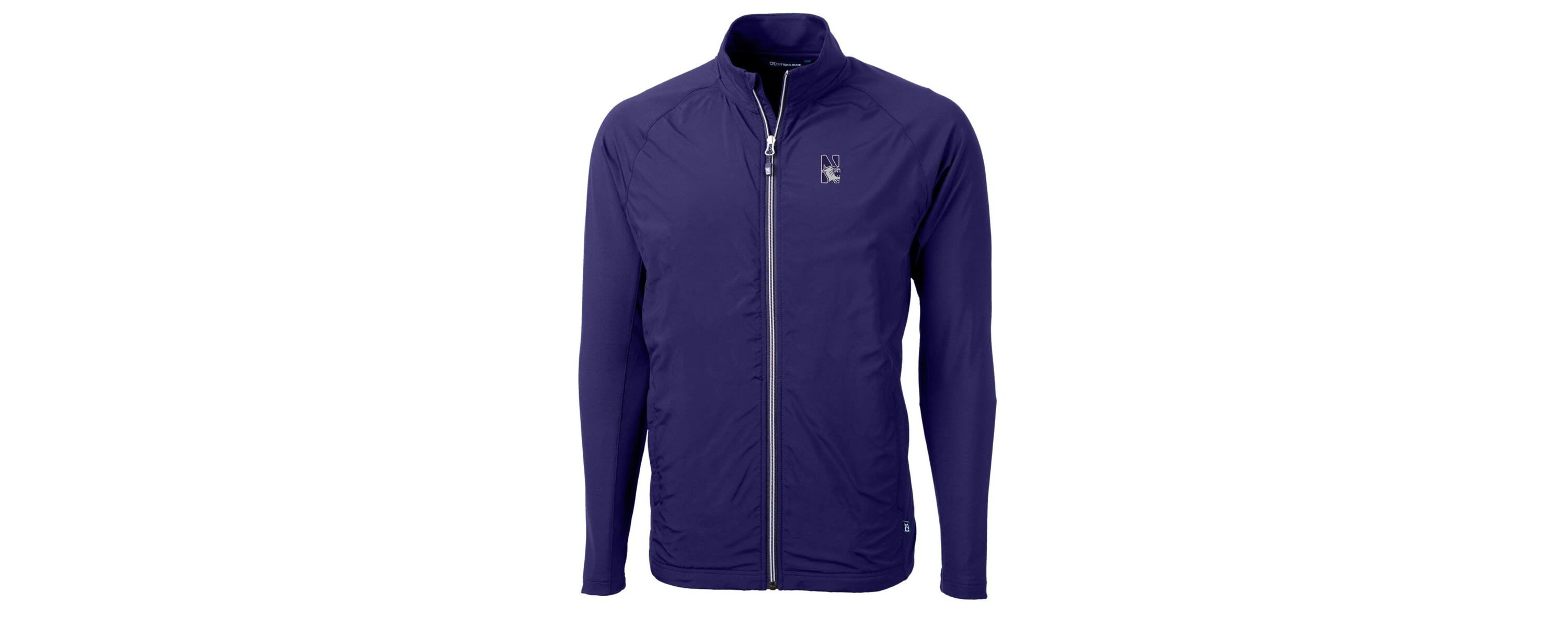 NCAA Northwestern Wildcats Adapt Eco Knit Hybrid Recycled Full-Zip Jacket