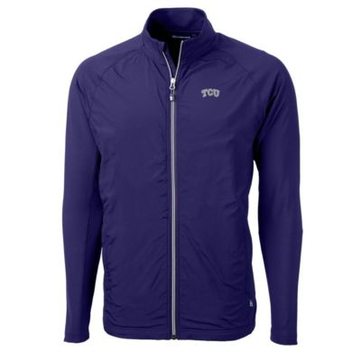 NCAA TCU Horned Frogs Adapt Eco Knit Hybrid Recycled Full-Zip Jacket