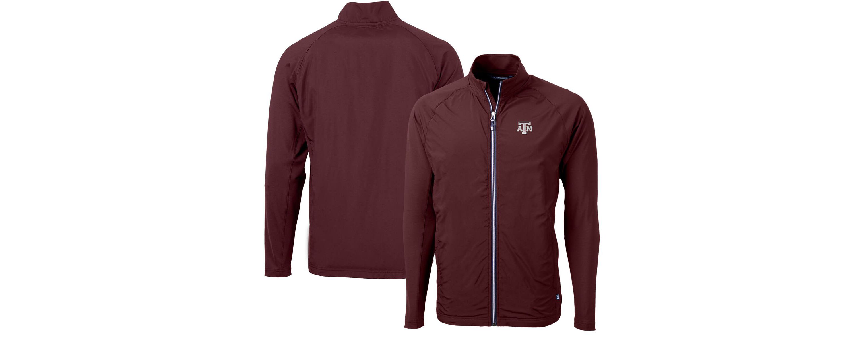 NCAA Texas A&M Aggies Adapt Eco Knit Hybrid Recycled Full-Zip Jacket