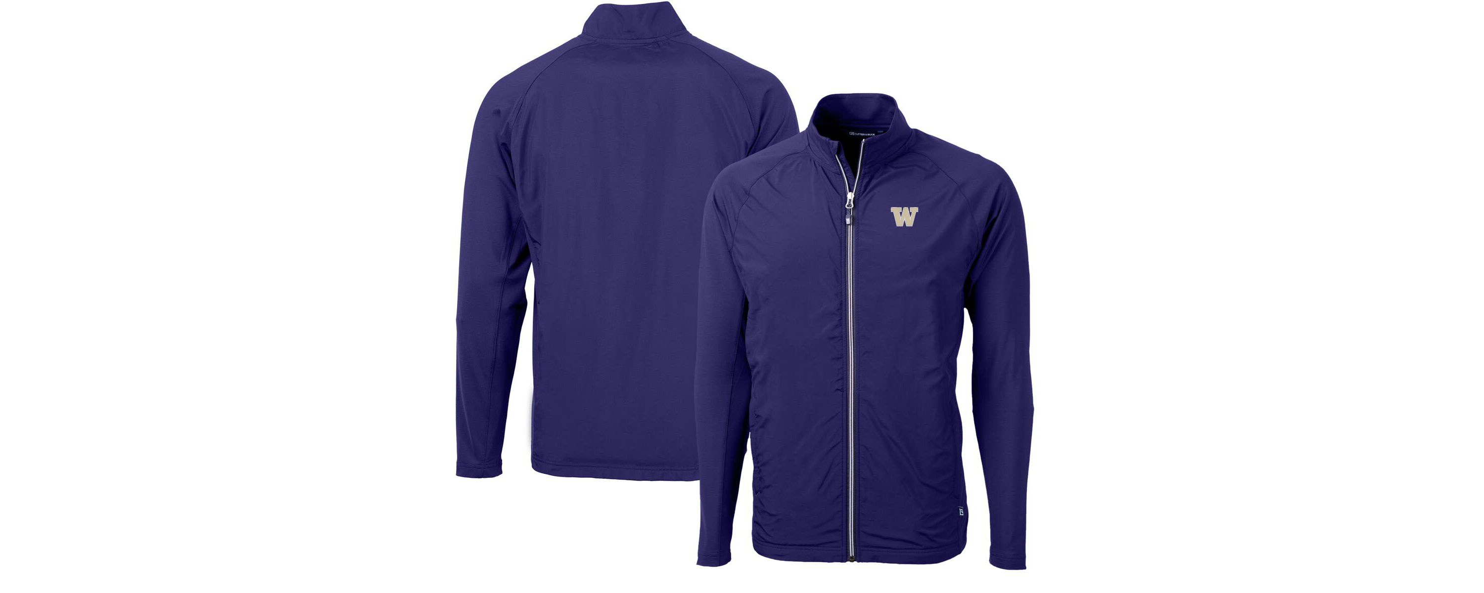 NCAA Washington Huskies Adapt Eco Knit Hybrid Recycled Full-Zip Jacket