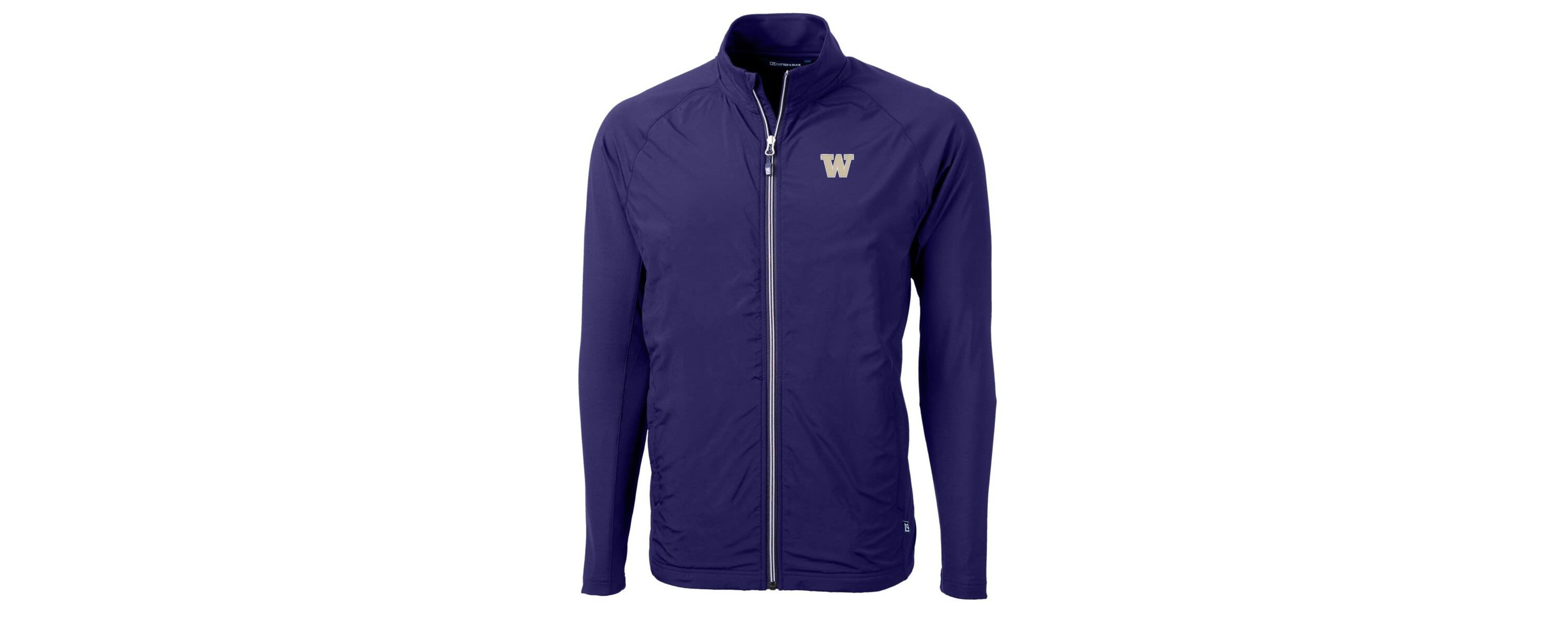 NCAA Washington Huskies Adapt Eco Knit Hybrid Recycled Full-Zip Jacket