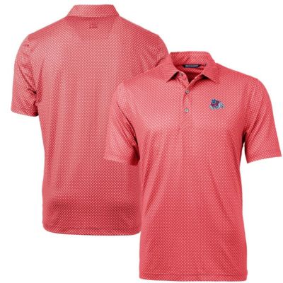 NCAA Fresno State Bulldogs Pike Banner Print Polo