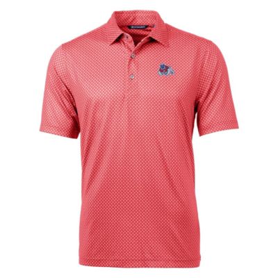 NCAA Fresno State Bulldogs Pike Banner Print Polo