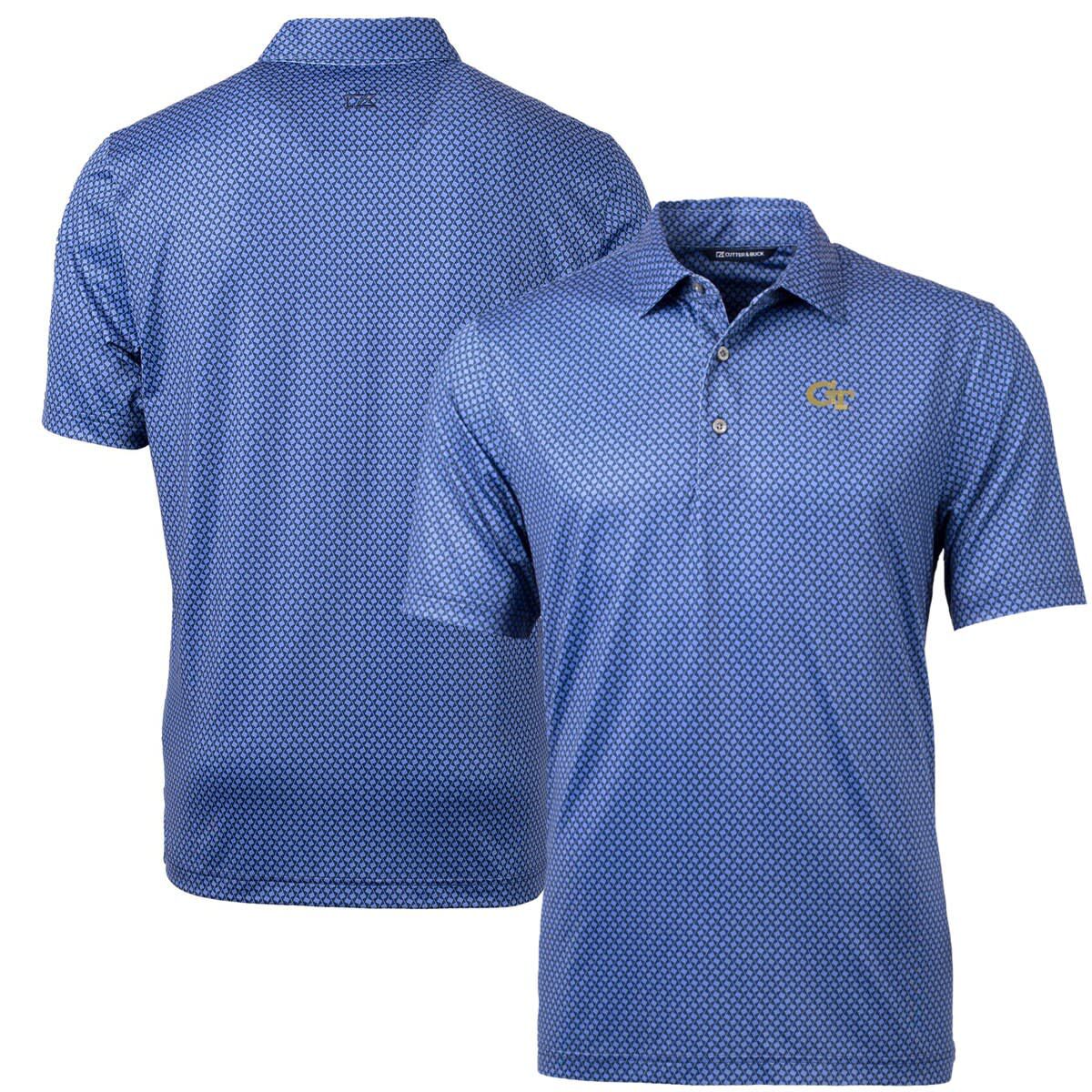 Georgia Tech Yellow Jackets NCAA Georgia Tech Jackets Pike Banner Print Polo