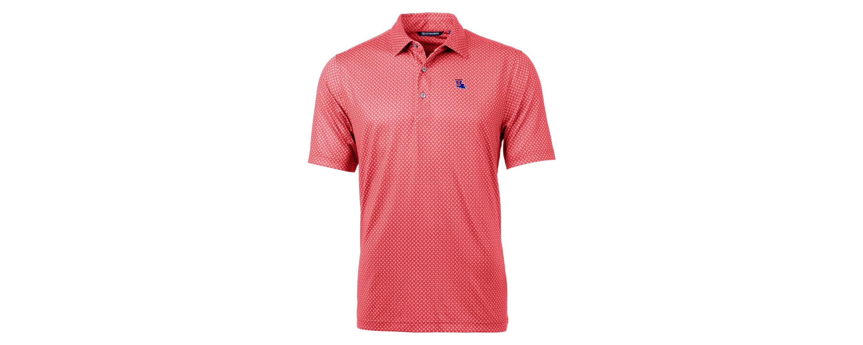 NCAA Louisiana Tech Bulldogs Pike Banner Print Polo