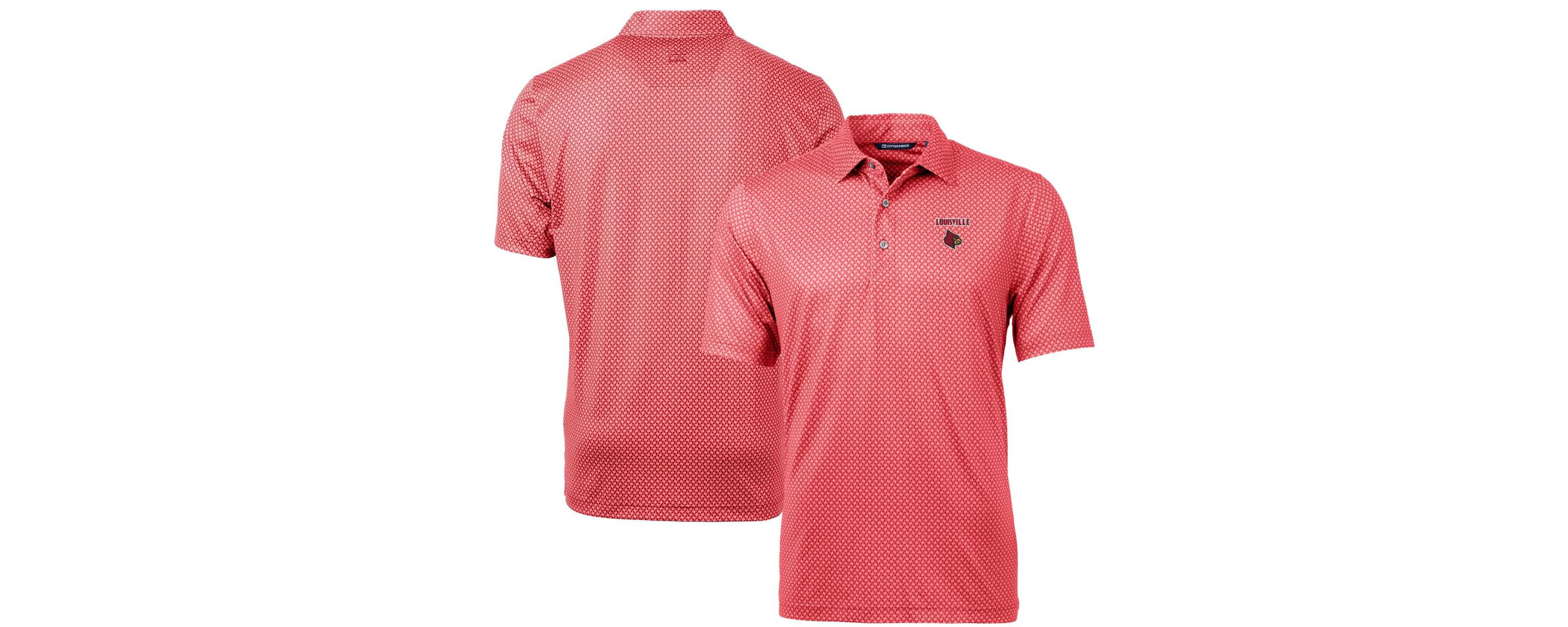 NCAA Louisville Cardinals Pike Banner Print Polo