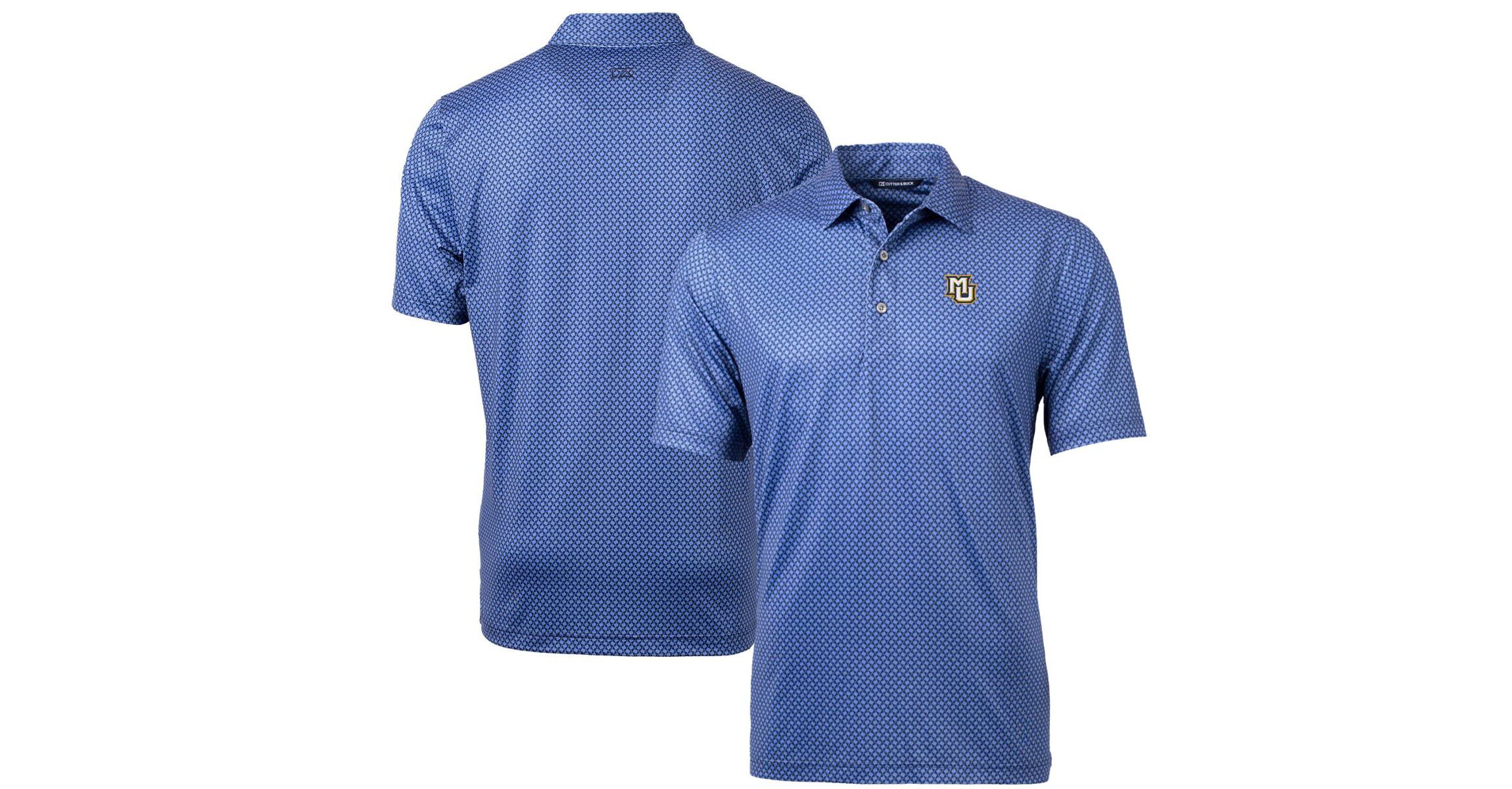 NCAA Marquette Golden Eagles Pike Banner Print Polo