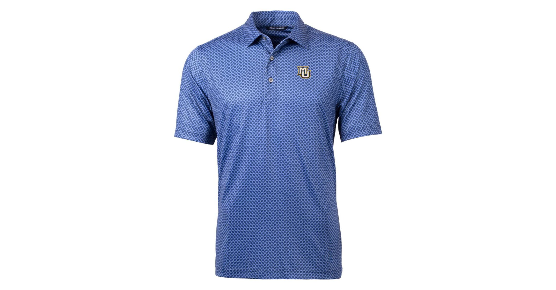 NCAA Marquette Golden Eagles Pike Banner Print Polo