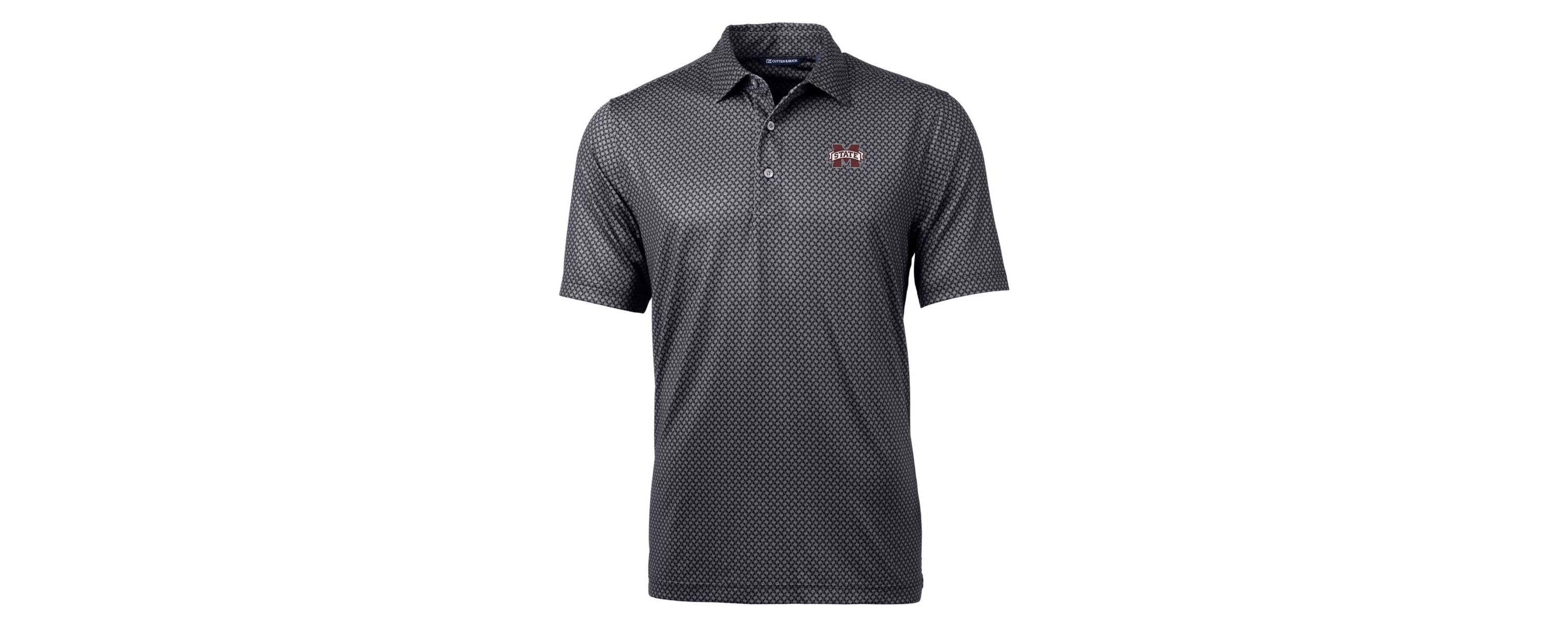 NCAA Mississippi State Bulldogs Pike Banner Print Polo