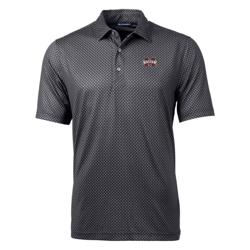 NCAA Mississippi State Bulldogs Pike Banner Print Polo