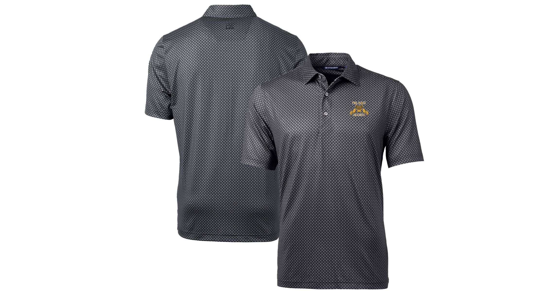 NC A&T Aggies NCAA North Carolina A&T Aggies Pike Banner Print Polo