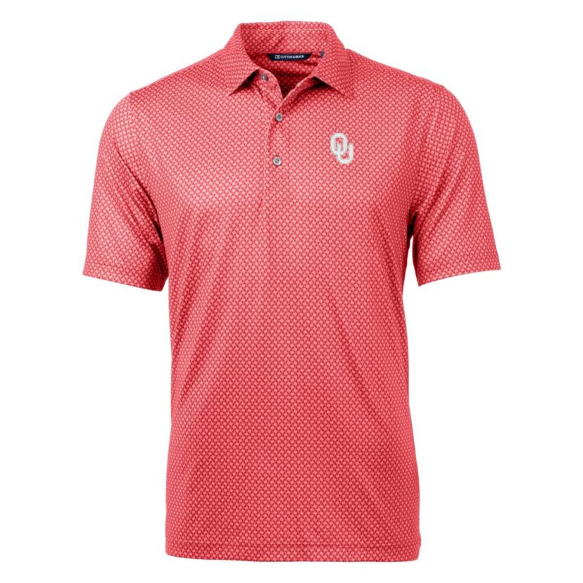 NCAA Oklahoma Sooners Pike Banner Print Polo