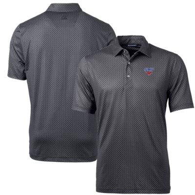 NCAA SMU Mustangs Pike Banner Print Polo