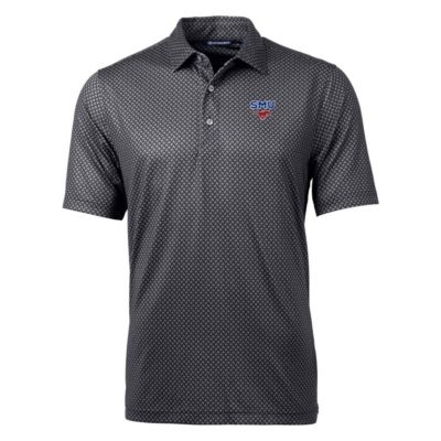 NCAA SMU Mustangs Pike Banner Print Polo