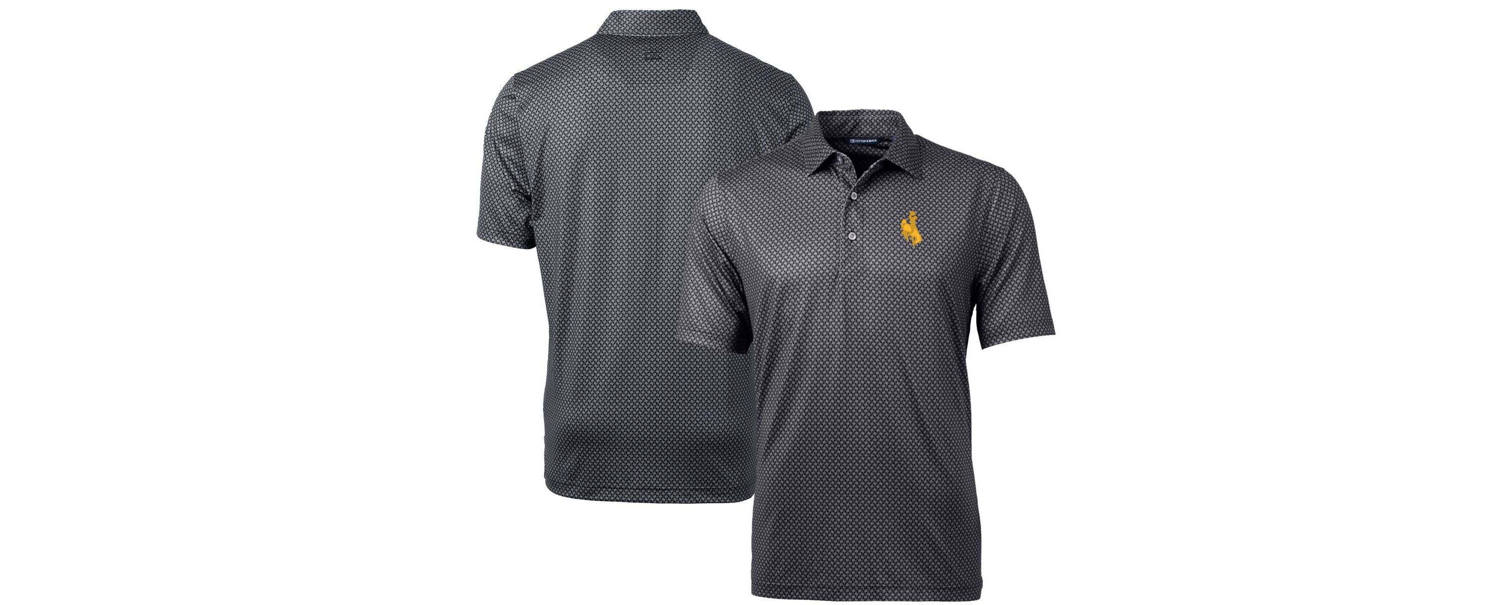 NCAA Wyoming Cowboys Pike Banner Print Polo