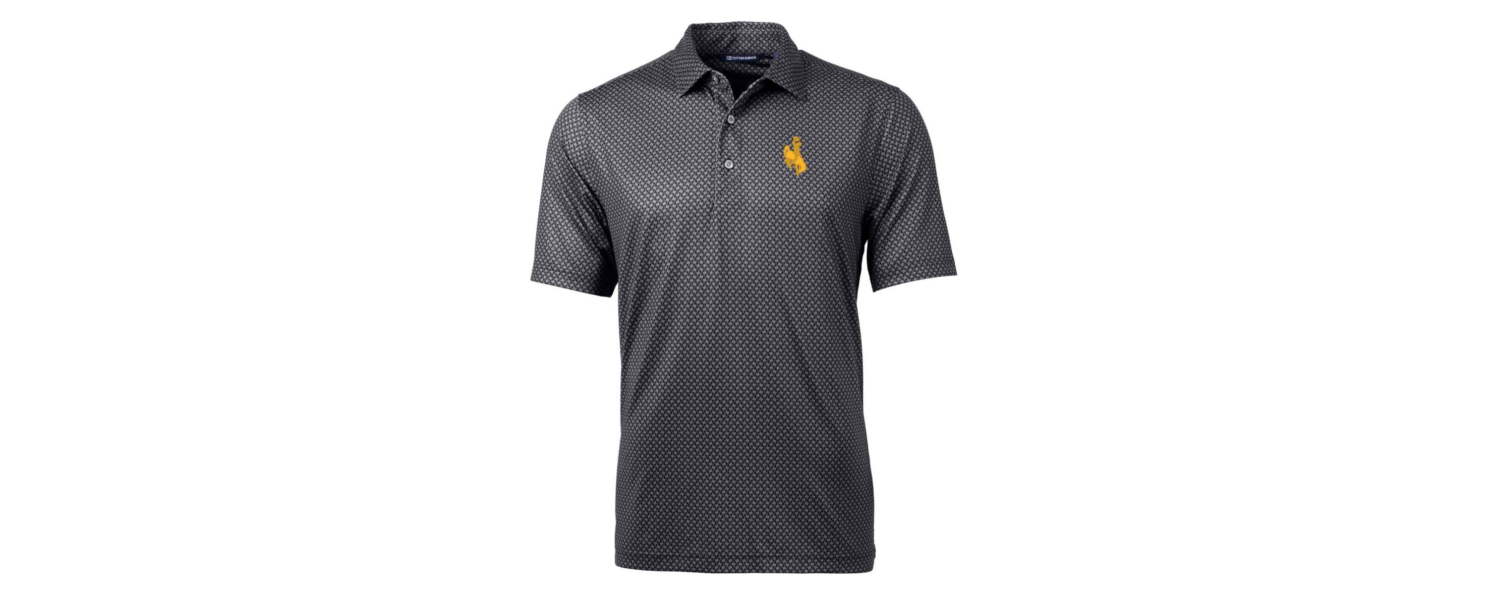 NCAA Wyoming Cowboys Pike Banner Print Polo