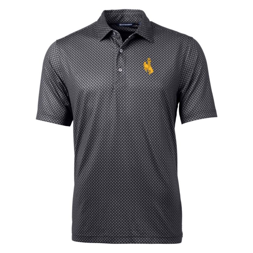 NCAA Wyoming Cowboys Pike Banner Print Polo