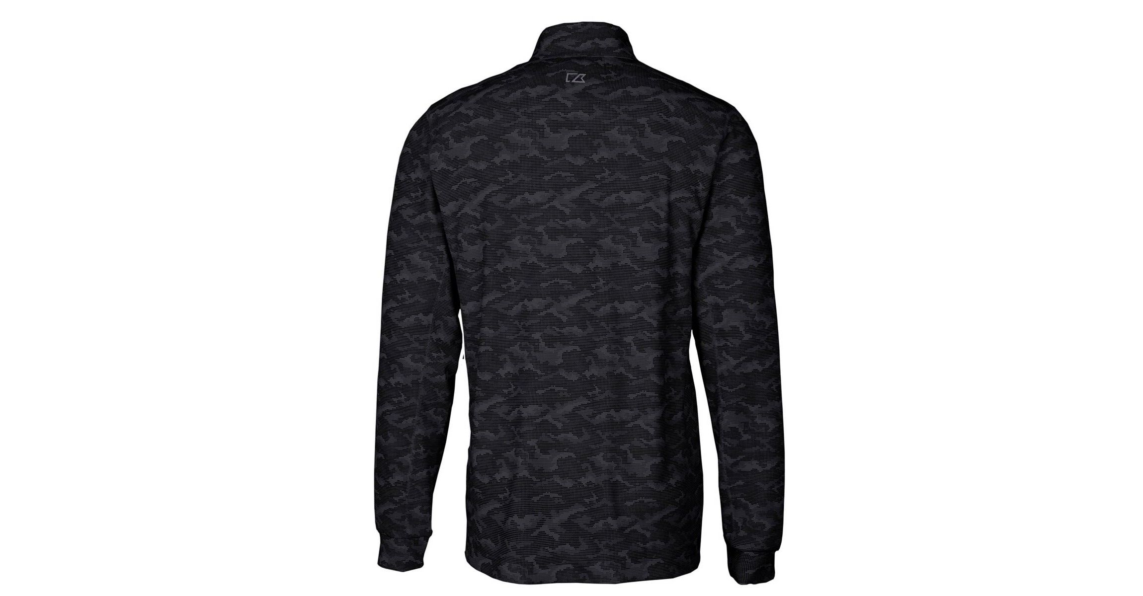 NCAA Boise State Broncos Traverse Print Stretch Quarter-Zip Pullover Top
