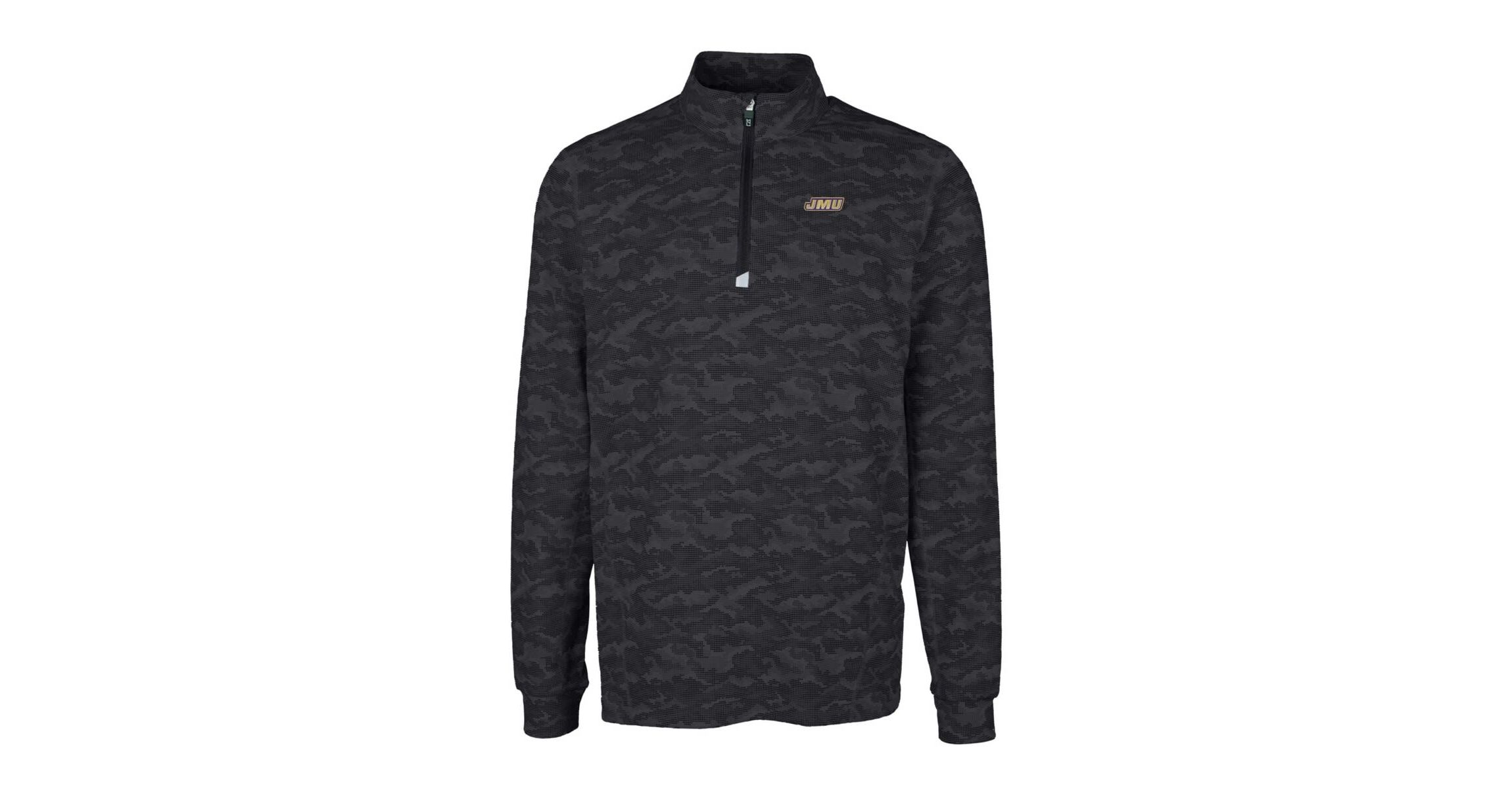 NCAA James Madison Dukes Traverse Print Stretch Quarter-Zip Pullover Top