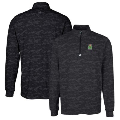 NCAA Marshall Thundering Herd Traverse Print Stretch Quarter-Zip Pullover Top