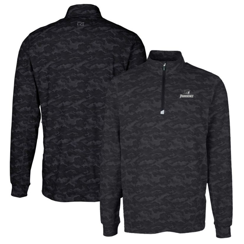 NCAA Providence Friars Traverse Print Stretch Quarter-Zip Pullover Top
