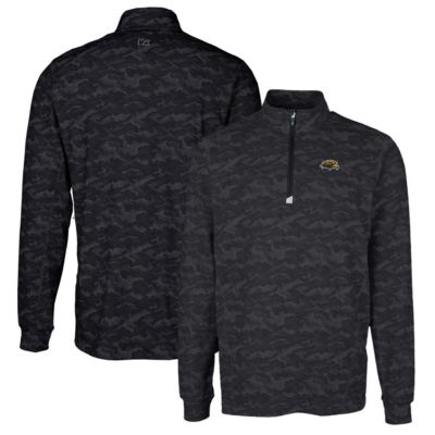 NCAA Southern Miss Golden Eagles Traverse Print Stretch Quarter-Zip Pullover Top