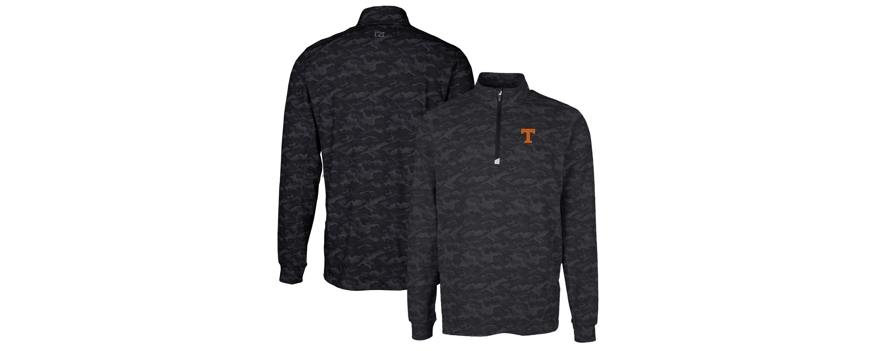 NCAA Tennessee Volunteers Traverse Print Stretch Quarter-Zip Pullover Top