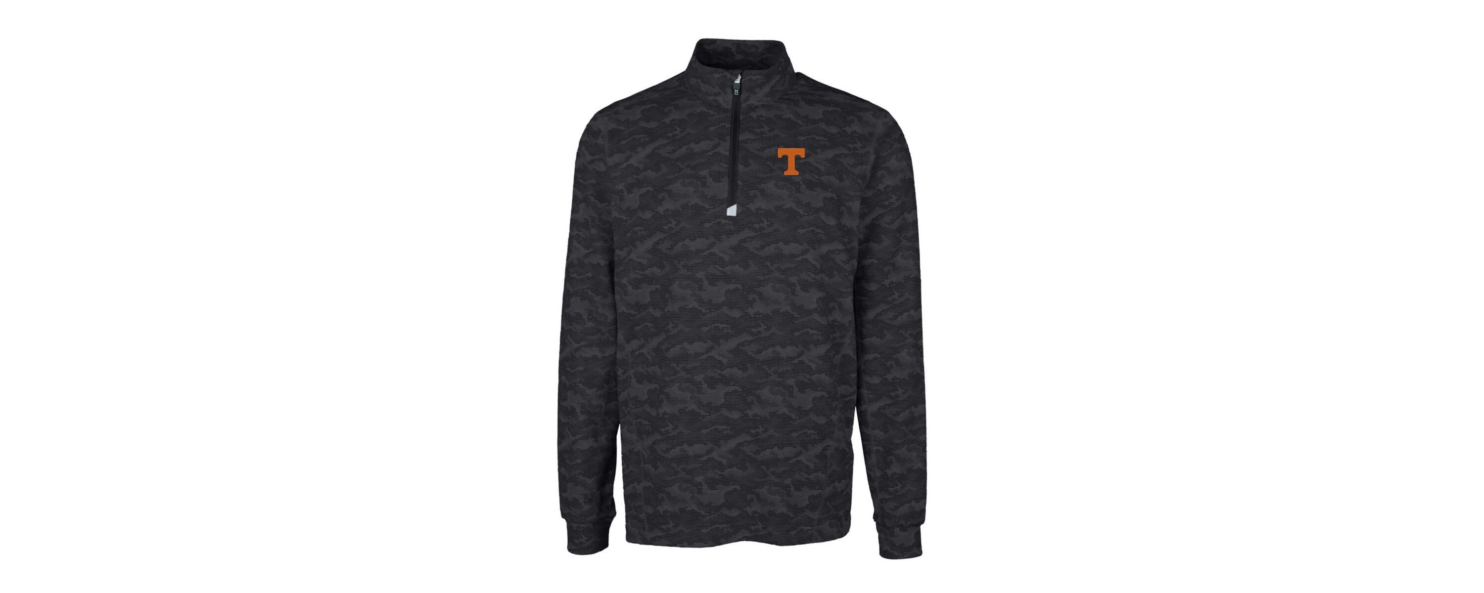 NCAA Tennessee Volunteers Traverse Print Stretch Quarter-Zip Pullover Top
