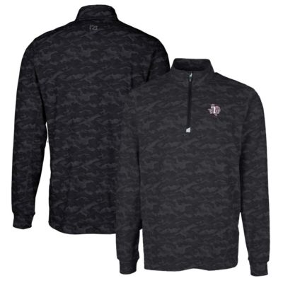 NCAA Texas Southern Tigers Traverse Print Stretch Quarter-Zip Pullover Top