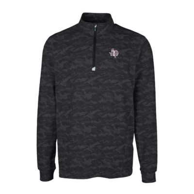 NCAA Texas Southern Tigers Traverse Print Stretch Quarter-Zip Pullover Top