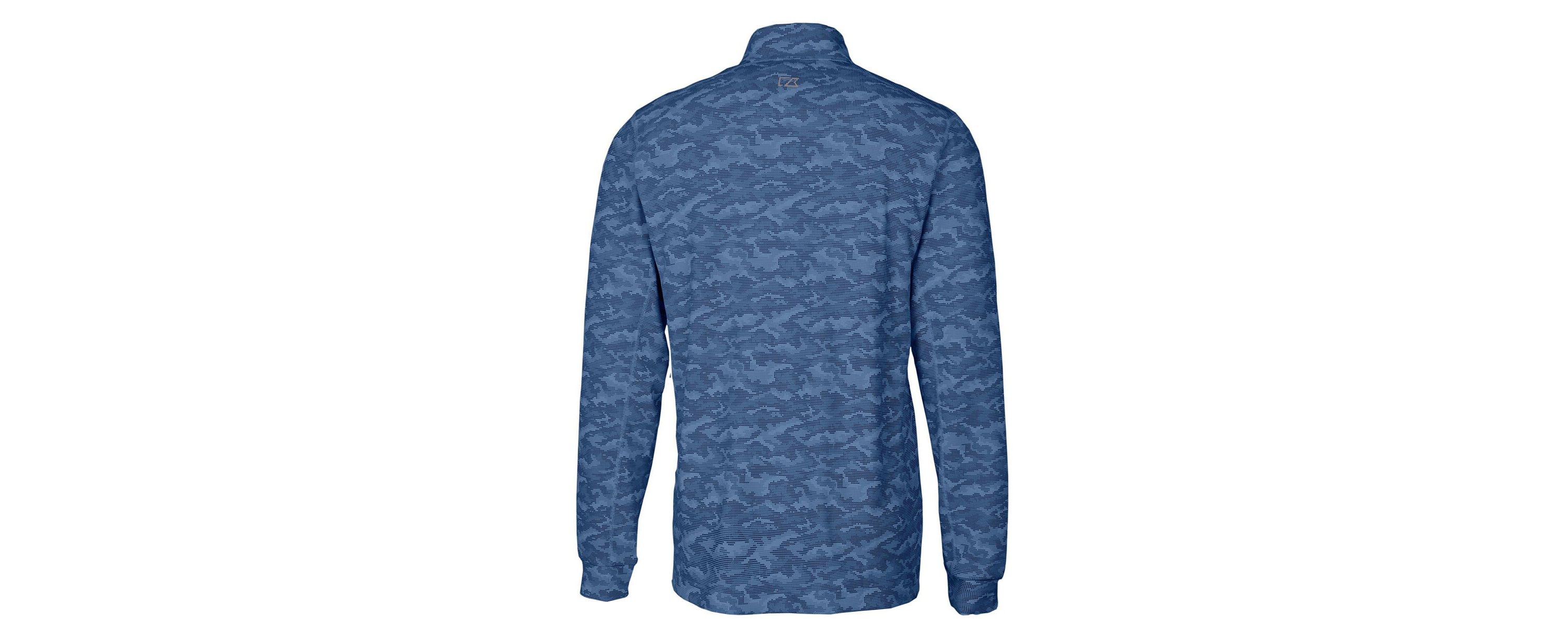 Connecticut Huskies NCAA UConn Huskies Traverse Print Stretch Quarter-Zip Pullover Top