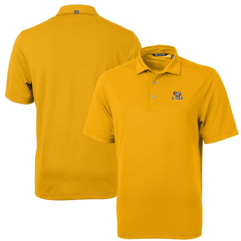 NCAA LSU Tigers Virtue Eco Pique Recycled Polo
