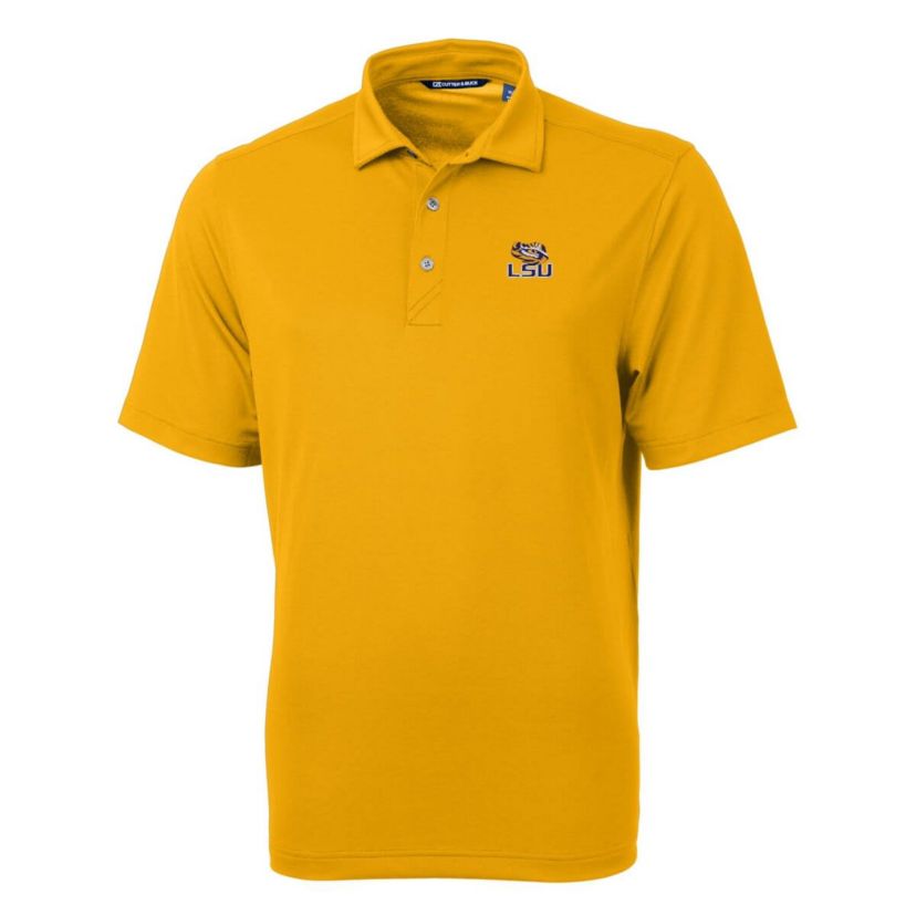 NCAA LSU Tigers Virtue Eco Pique Recycled Polo