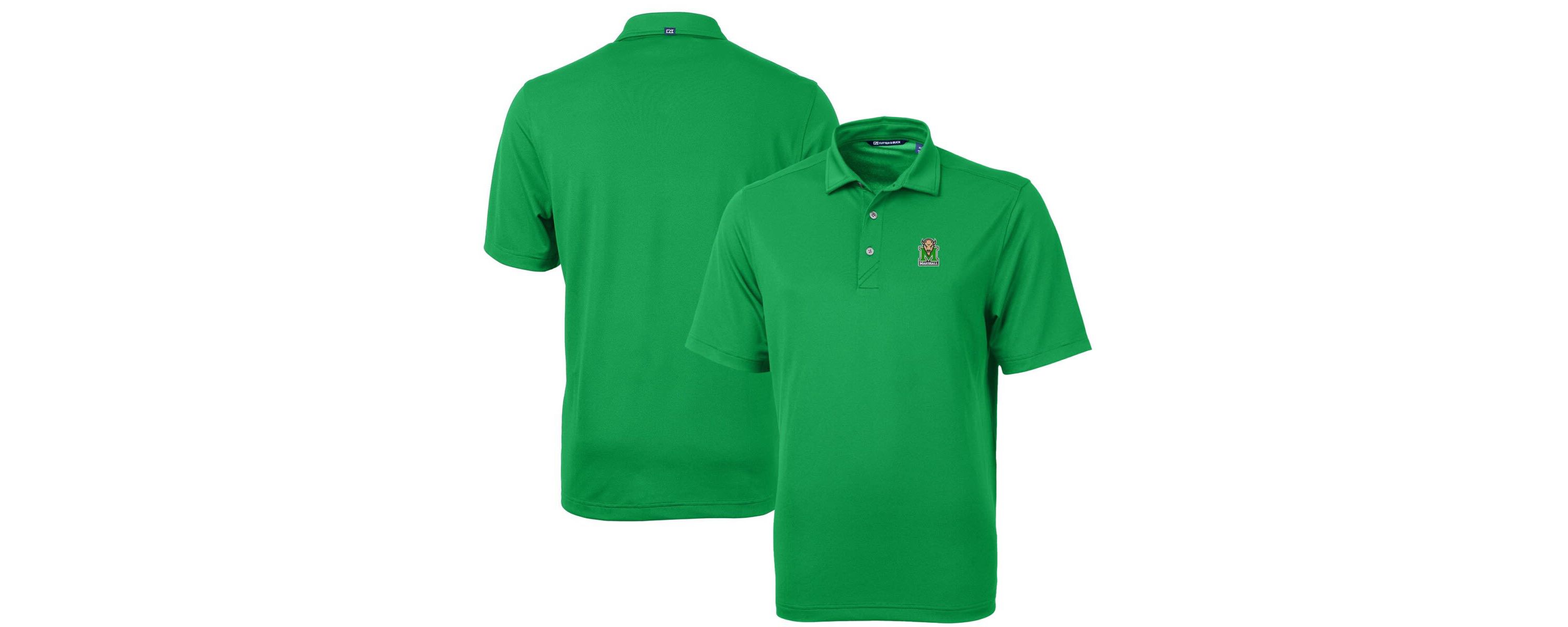 NCAA Kelly Marshall Thundering Herd Virtue Eco Pique Recycled Polo