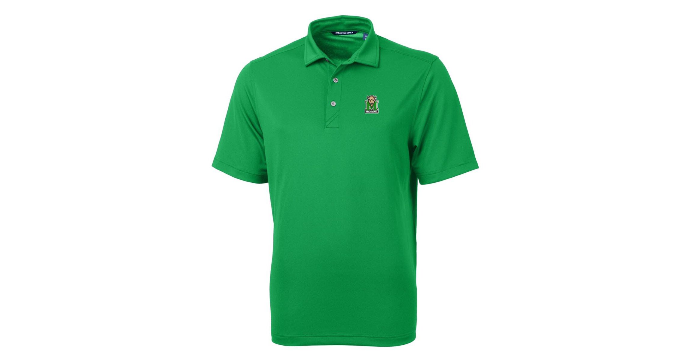 NCAA Kelly Marshall Thundering Herd Virtue Eco Pique Recycled Polo