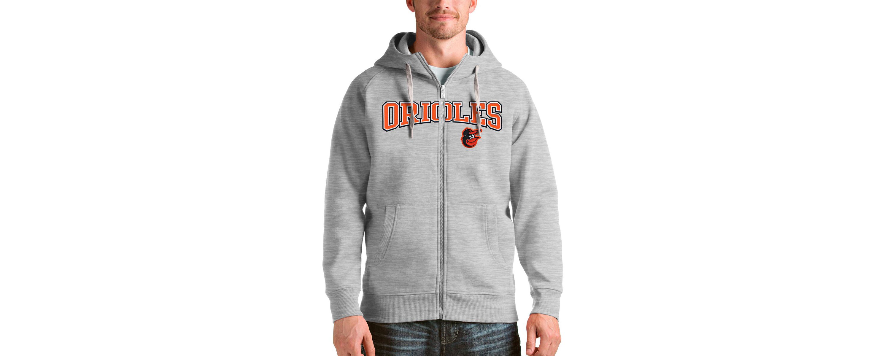 MLB Baltimore Orioles Team Logo Victory Full-Zip Hoodie