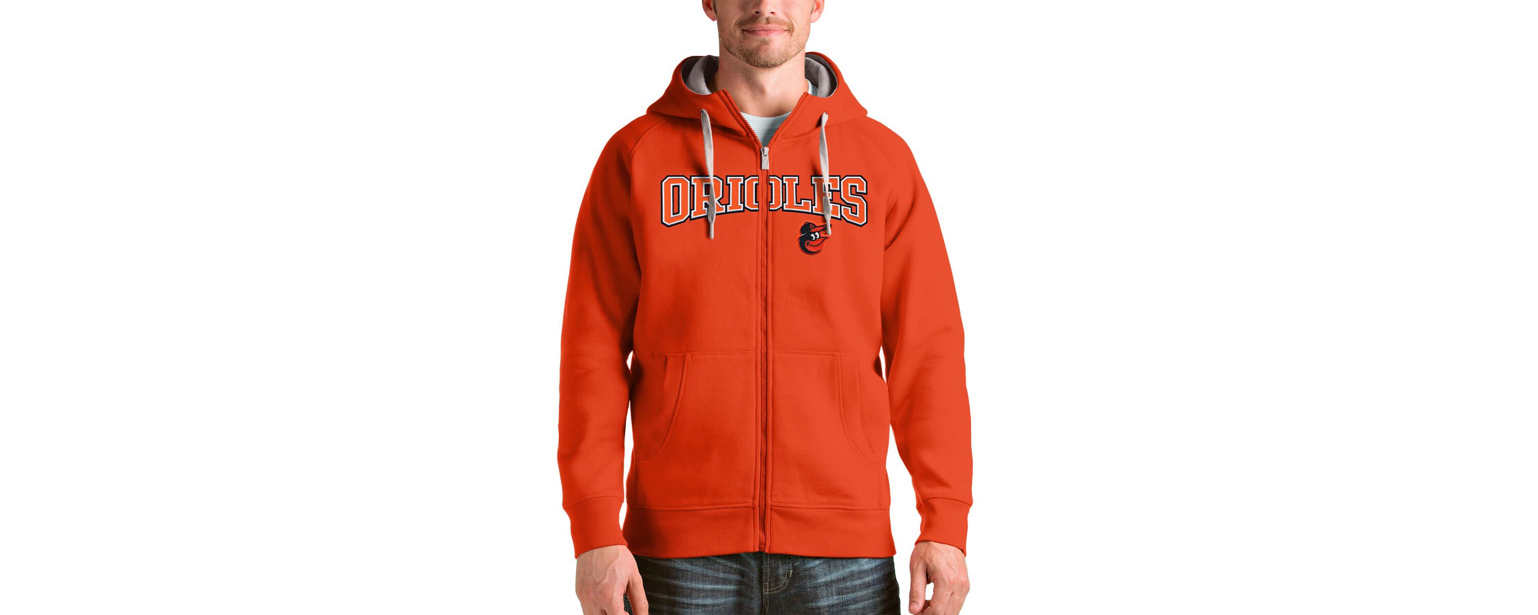 MLB Baltimore Orioles Team Logo Victory Full-Zip Hoodie